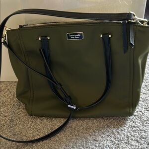 Kate Spade Green Tote with Adjustable Strap